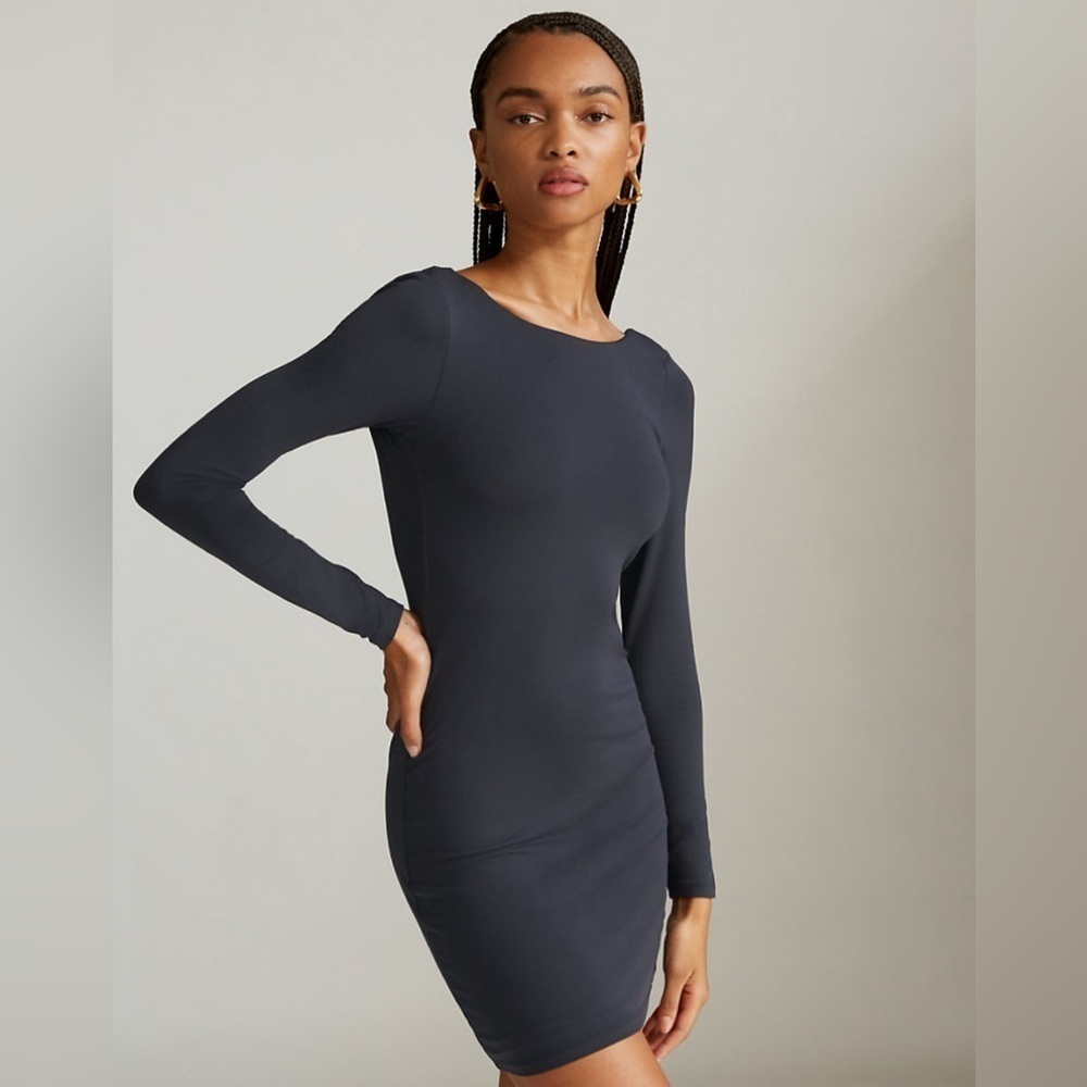 Aritzia Babaton Contour Boatneck Dress in Black